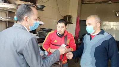 تحرير 24 مخالفة لعدم ارتداء الكمامة بالمنيا