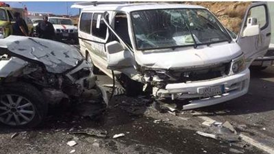 إصابة 8 في حادثين بطريق مطروح الإسكندرية الساحلي