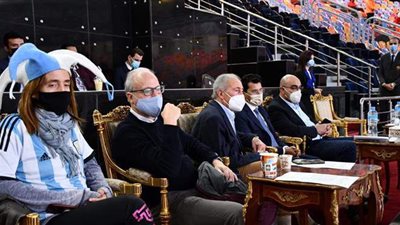 وزير الرياضة يشهد مباراة قطر والأرجنتين بستاد القاهرة