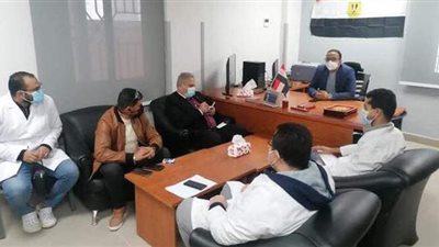 مدير صحة مطروح يشيد بالطواقم الطبية في 