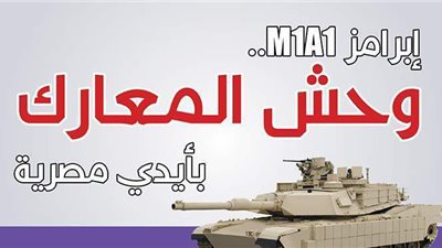 إبرامز M1A1.. وحش المعارك بأيدي مصرية| إنفوجراف