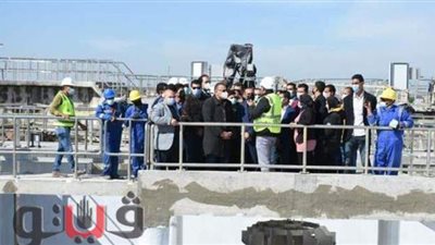 محافظ الشرقية يتفقد محطة معالجة مياه الصرف بالصوالح فاقوس