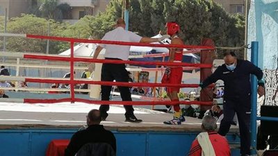 ملاكم المنيا يفوز على لاعب المنصورة ويدخل المربع الذهبي لبطولة الجمهورية