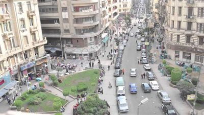 سيولة مرورية عالية بوسط البلد اليوم الأربعاء (فيديو)