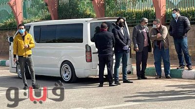 وصول جثمان والد تامر شتلوت لمسجد الشرطة.. صور