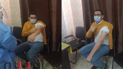 تلقيح الأطقم الطبية بمستشفى عزل ناصر في بني سويف بمصل كورونا