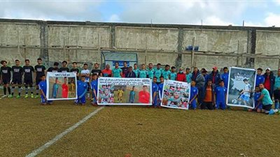 السكة الحديد السكندري يهدي فوزه بالقسم الرابع لروح لاعبه الناشئ