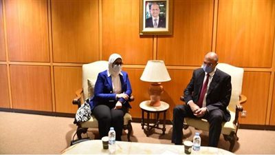 وزيرة الصحة: زيارتي محملة برسالة تضامن من السيسي إلى الشعب اللبناني