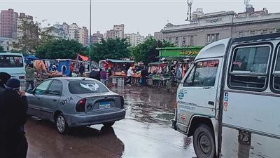 هطول أمطار متوسطة على الإسكندرية | صور