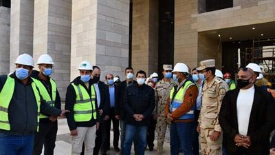 أشرف صبحي يتفقد مقر وزارة الشباب والرياضة بالعاصمة الإدارية الجديدة