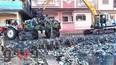 رفع ٦٥ طن مخلفات في حملة نظافة بقرية صفط تراب بالغربية | صور