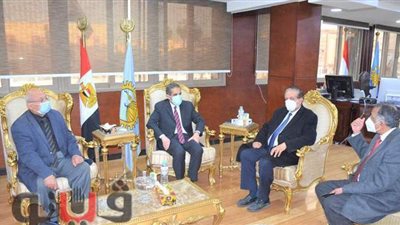 محافظ الغربية يستقبل أعضاء مبادرة سلامة قلبك