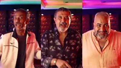 شاهد.. وصلة رقص لـ بيومي فؤاد وسيد رجب وماجد الكدواني على مهرجان 