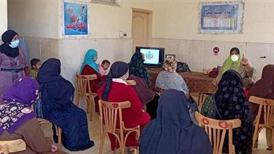 صحة المنيا: فحص وعلاج 1743 حالة خلال قافلة بقرية الشيخ مسعود