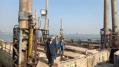 إنشاء كوبري على النيل بأبوتيح في أسيوط