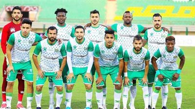 المصري يتقدم بهدف على الإنتاج الحربي في الشوط الأول