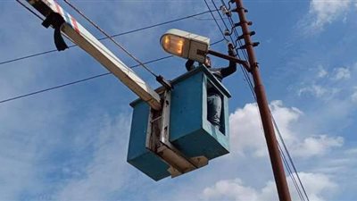 رفع كفاءة منظومة الإضاءة بقرى القنطرة غرب في الإسماعيلية | صور