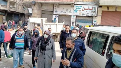 إخلاء سوق الحمام في الإسكندرية لمواجهة فيروس كورونا