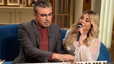 على طريقة ليلى مراد والريحاني.. عمرو الليثي ورزان مغربي يغنيان 