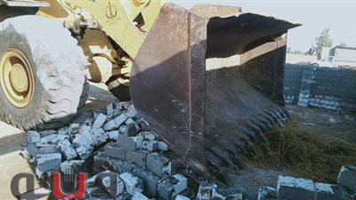 إزالة ثلاث حالات تعدٍ على الأراضي الزراعية بالشرقية