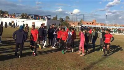 حرب شوارع في مباراة بروكسي وشباب أبوالمطامير بالقسم الرابع | صور