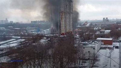 اندلاع حريق ضخم شمال غربي العاصمة الروسية | فيديو