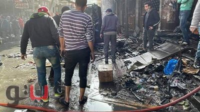 شاهد عيان يروي تفاصيل عن حريق التوفيقية | فيديو