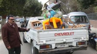 مرافق الجيزة ترفع 370 حالة تعد على الطرق بالطالبية