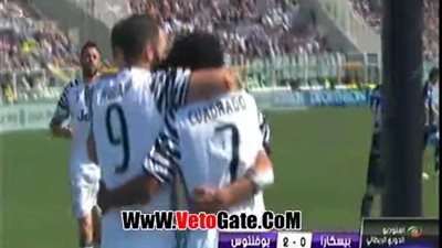 بالفيديو.. يوفنتوس يفوز بثنائية أمام بيسكارا وينفرد بصدارة الدوري