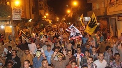 أهالي دمياط الجديدة يفضون مظاهرة لـ