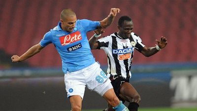 نابولي يتعادل سلبيا مع أدوينيزي في الشوط الأول