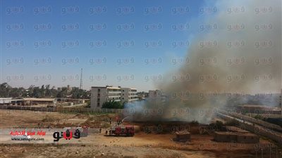 السيطرة على حريق بجوار المدينة الجامعية بالخارجة