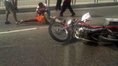 إصابة شخصين في حادث طريق بالدقهلية