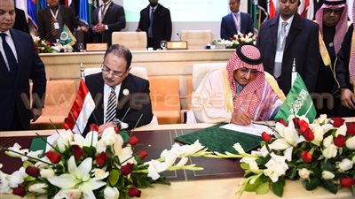 بالصور.. وزير الداخلية يوقع اتفاقية تعاون مع نظيره السعودى