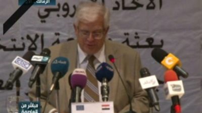 بالفيديو.. رئيس بعثة الاتحاد الأوربي يعلن التوصيات الأخيرة لمتابعة الانتخابات