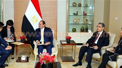 السيسي يبحث مع رئيس «آي إم جي» تنفيذ مشروعات لتوليد الطاقة