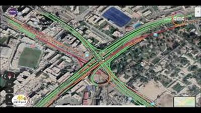 «جوجل ماب» يرصد الحالة المرورية لشوارع العاصمة الأربعاء 2/10/2019