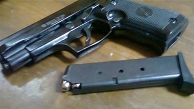 ضبط حداد بحوزته طبنجة في حلوان