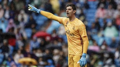 كورتوا يغيب عن تدريبات ريـال مدريد