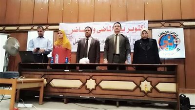 القوى العاملة بالقليوبية تشارك في احتفالية نصر أكتوبر