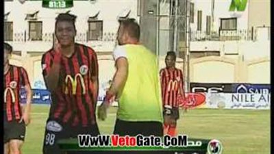 بالفيديو.. الداخلية يتقدم بالهدف الثالث في مرمى الإنتاج الحربي