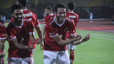 حسين الشحات يضيف الهدف الثاني للأهلي في شباك الإنتاج الحربي