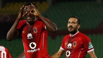 أجايي يسجل الهدف الثالث للأهلي في الإنتاج الحربي