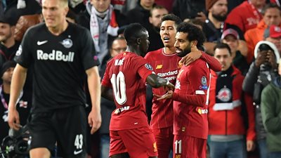 صلاح يقود ليفربول لخطف فوزا ثمينا من سالزبورج 3/4 بدوري الأبطال