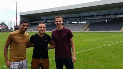 بالصورة.. محمود عزت وعلي فتحي في ستاد 