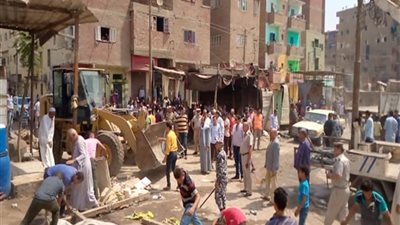 ضبط 15 متهما ورفع 539 مخالفة إشغال طريق في الهرم