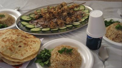 أرز بالشعرية مع الشيش طاووق من مطبخ سلمى فؤاد