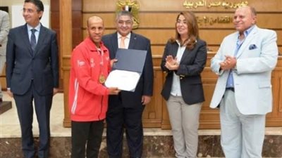 وزيرة التضامن تكرم أبطال البعثة المصرية للأولمبياد