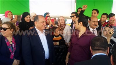 بالصور.. إيهاب توفيق يشارك في حفل 57375 بجامعة طنطا