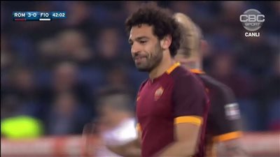 بالفيديو.. ملخص لمسات محمد صلاح بمباراة روما وفيورنتينا